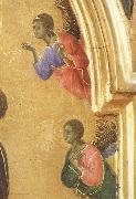 Detail of The Virgin Mary and angel predictor,Saint Duccio